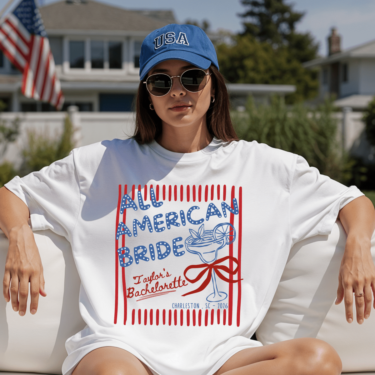 The Patriotic Bride - YellownBlue