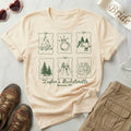 Matching Camp Bachelorette Shirts Group sets | Bride Squad Camping Bach Party Shirt - YellownBlue