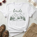 Cabin Crew Matching Camp Bachelorette Shirts | Bride Squad Camping Bach Party Shirt - YellownBlue