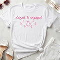 Dazed and Engaged Matching Bachelorette T-Shirt | Minimalist Bachelorette Party Shirt - YellownBlue