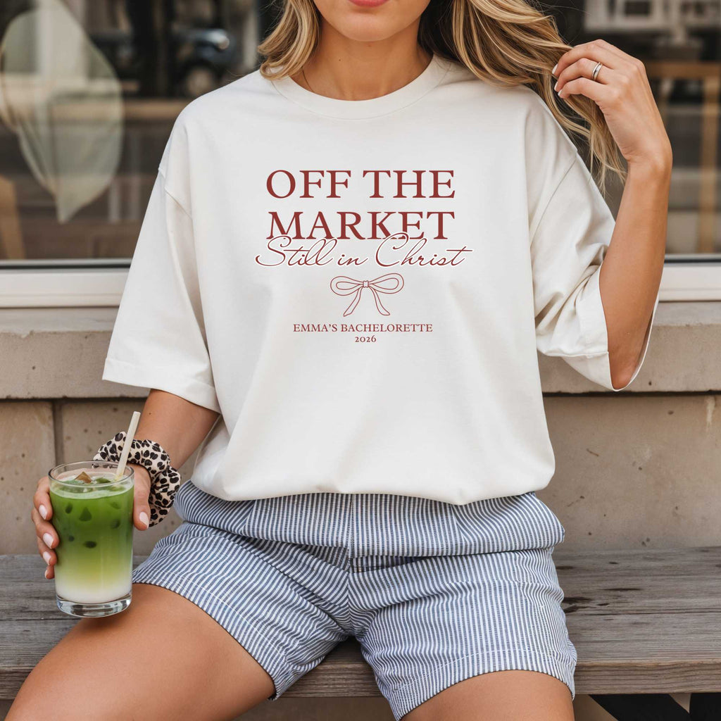 Off the Market Still in Christ | Christian Bride Tee