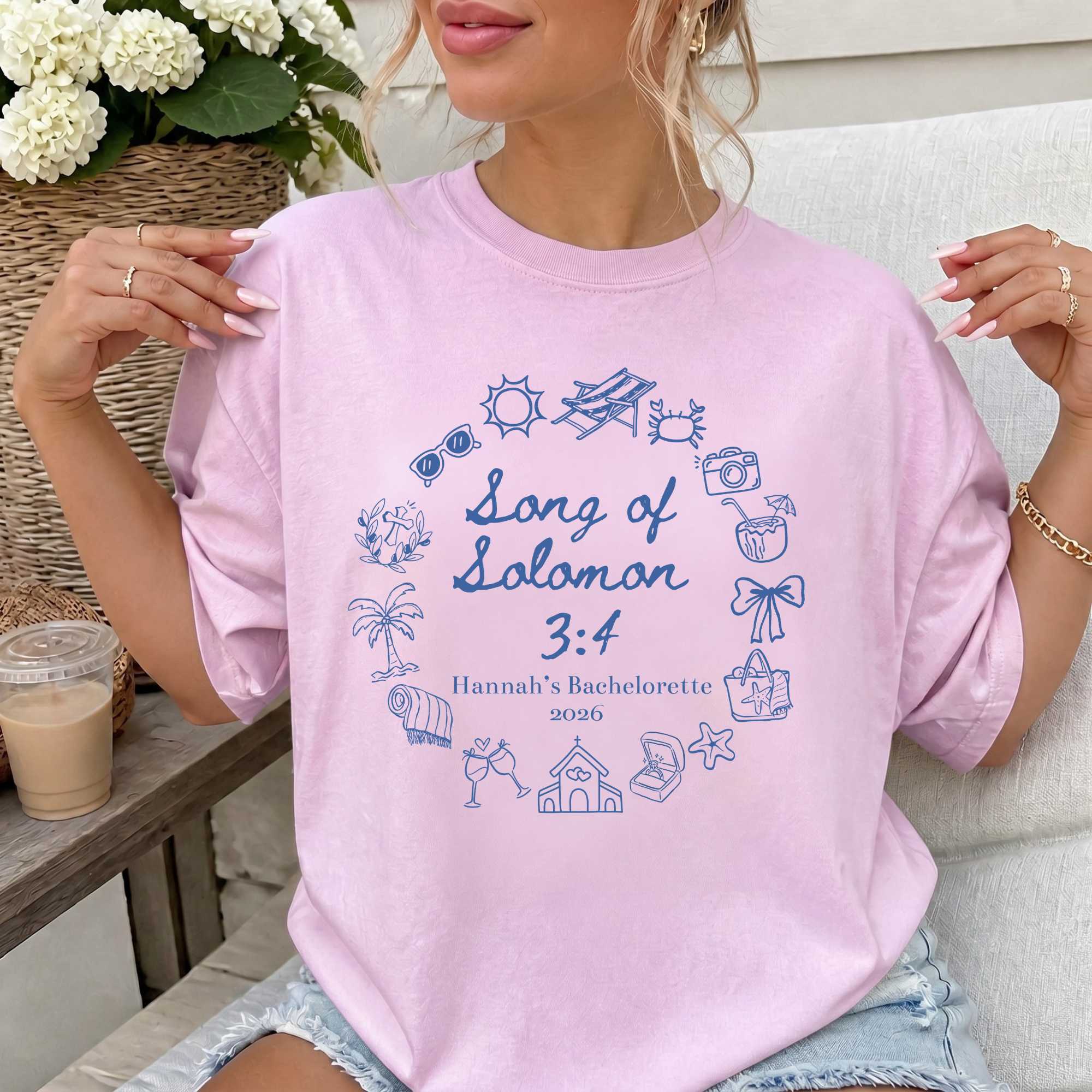 Custom Christian Verse Bachelorette T-Shirt