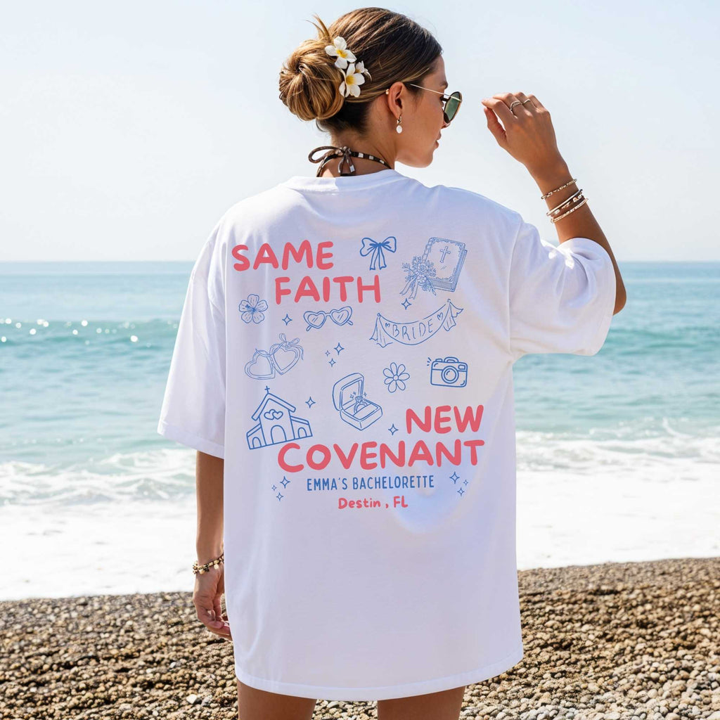 Same Faith New Covenant Custom Christian Bachelorette T-Shirt