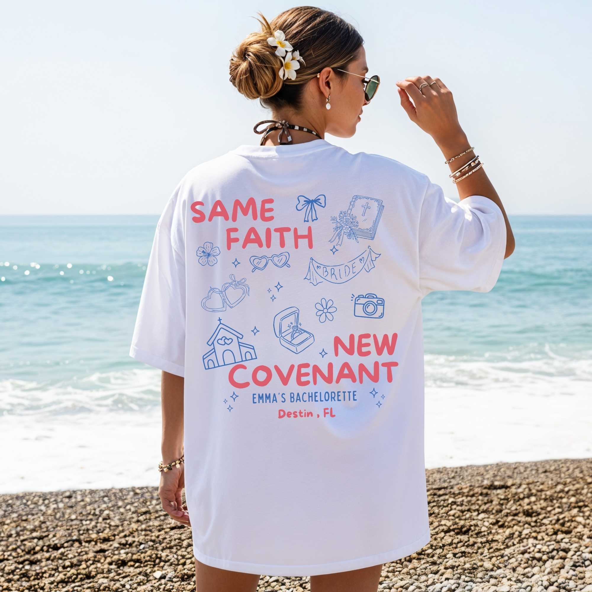 Same Faith New Covenant Custom Christian Bachelorette T-Shirt