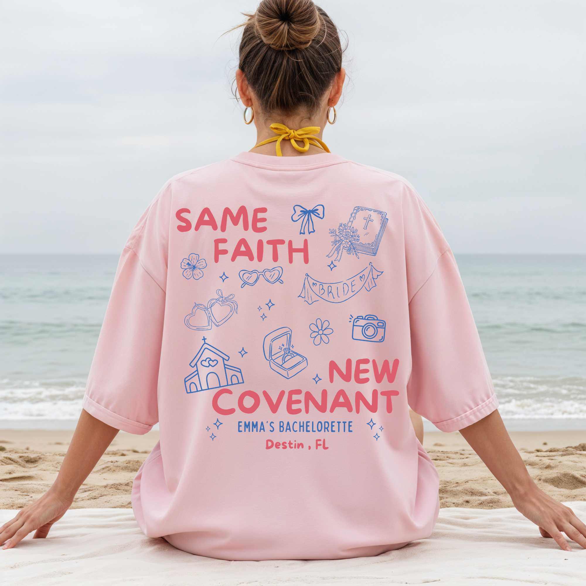 Same Faith New Covenant Custom Christian Bachelorette T-Shirt