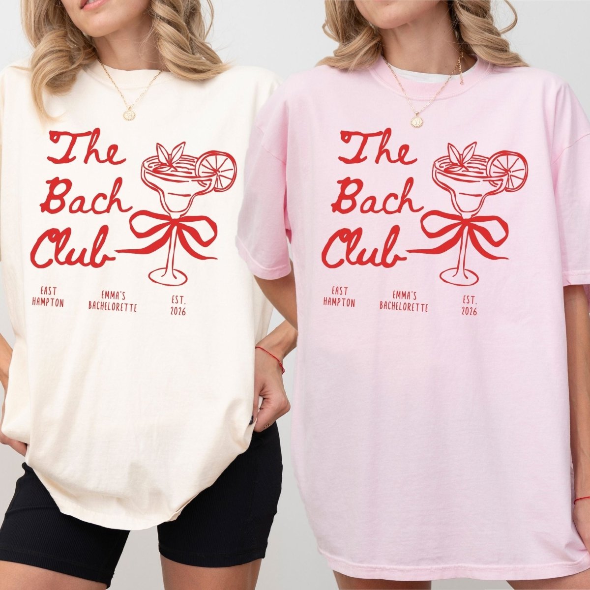 The Bach Club - Custom Bachelorette Party shirt - YellownBlue