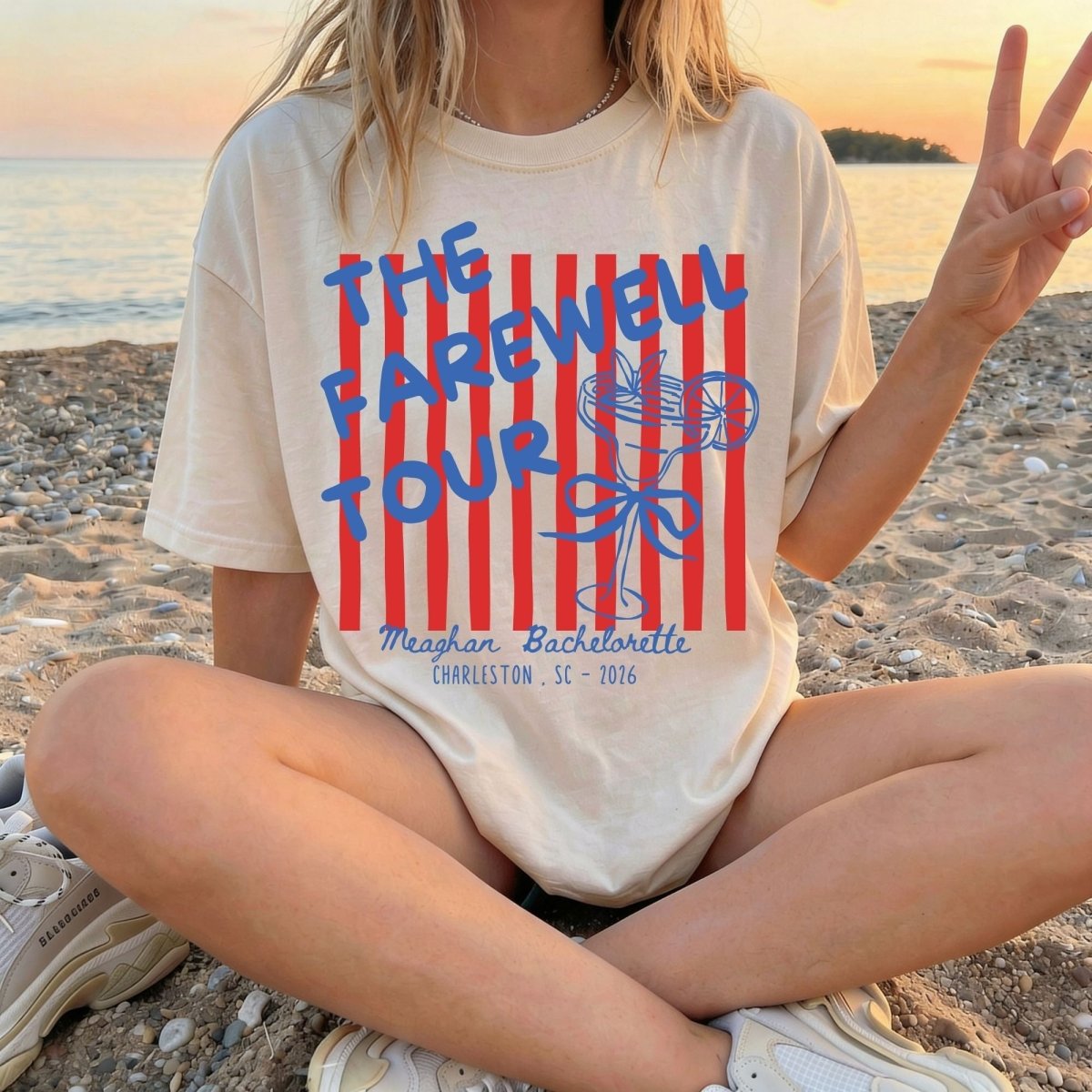 The Farewell Tour Bachelorette T-Shirt – Custom Bach Squad Tee - YellownBlue