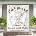 Western Style Bachelorette Party Banner | Bride Squad Bach Party Decorations - YellownBlue