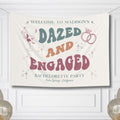 Dazed & Engaged Bachelorette Party Banner | Bach Party Decorations - YellownBlue